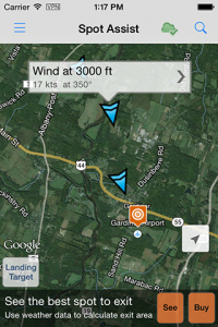 Spot Assist Windaloft On A Map